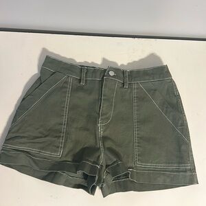 Adorable Hunter Green white trimmed shorts